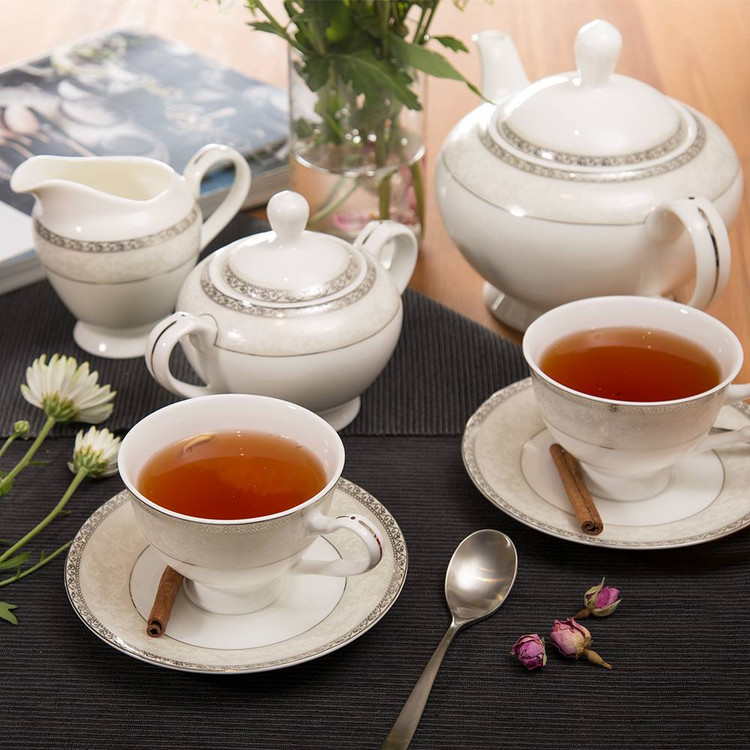 سرویس چای خوری منیزیوم پورسلین 29 پارچه بنتاتی